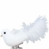 Ptaszki Białe Brokatowe 4szt KR1188 [30opak]